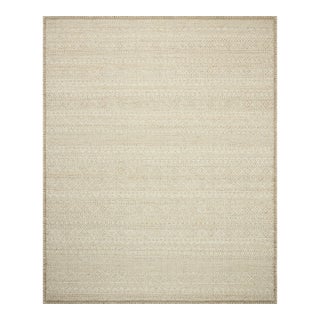 Amber Lewis x Loloi Bowie Ivory / Taupe 8'-6" x 11'-6" Area Rug For Sale