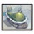 Contemporary Contemporary Abstract Surrealist Painting of a Green Pear in a Bathtub, 21st Century For Sale - Image 3 of 10