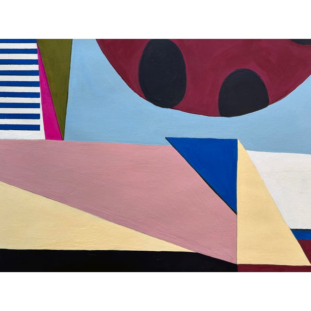 Early 21st Century Amanda Andersen, Vertical Plane II, 2023, Painting on Paper For Sale - Image 5 of 12