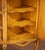 Mid-Century Italian Painted Demi-Lune Commode With Floral and Figural Panel For Sale In Dallas - Image 6 of 14