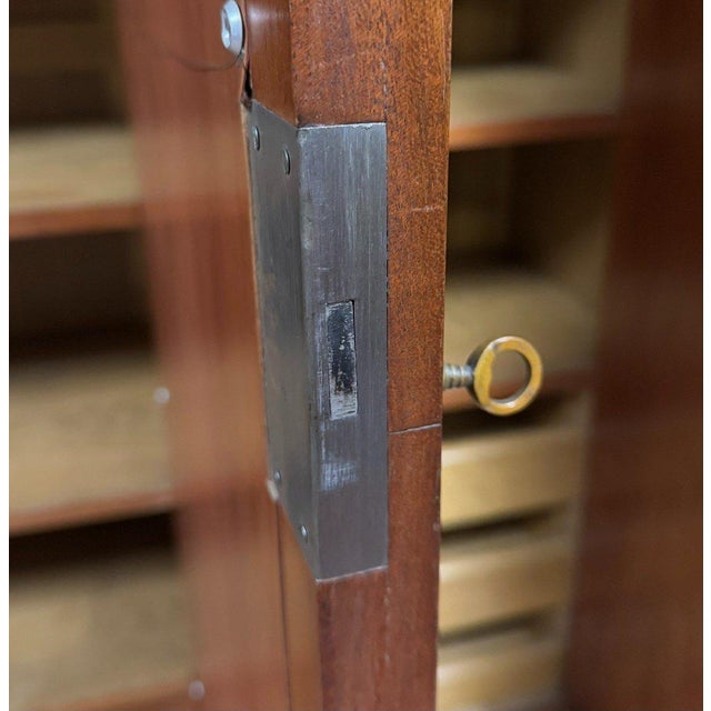 1920s Empire Style Mahogany Wardrobe with Trouser Box, 1920s For Sale - Image 5 of 7