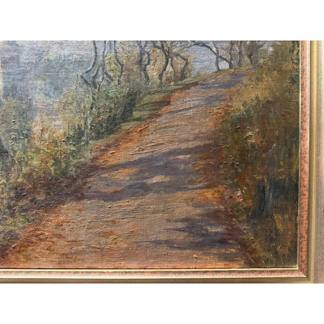 Johann Heinrich Hasselhorst, Homberg (Efze), View from the Schlossberg, Oil Painting on Canvas For Sale - Image 11 of 13