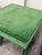 Early 21st Century Hollywood Regency Style Green Velvet X-Base Ottoman Stools, Pair For Sale - Image 5 of 12