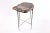 Contemporary Living Edge Petrified Wood Top W Iron Stand Accent Table or Side Table 49 For Sale - Image 3 of 5