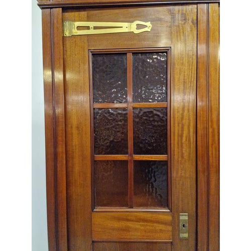 Large Art Nouveau Wardrobe, 1890s For Sale - Image 9 of 10