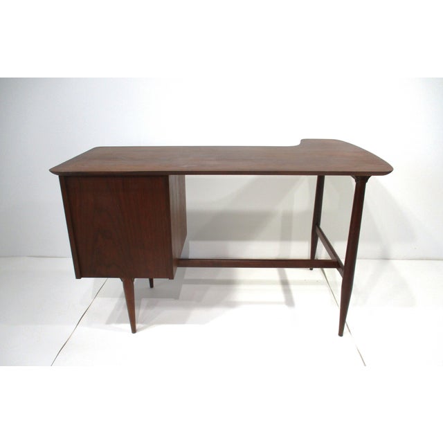 Arne Vodder Arne Vodder Styled Mid Century Desk With Allan Gould Chair For Sale - Image 4 of 12