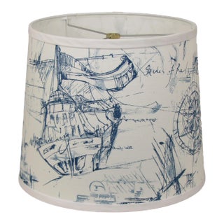 14" Nautical Drum Lamp Shade For Sale