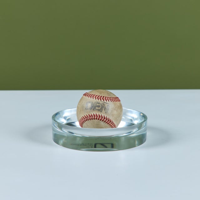 Mid-Century Modern Round Murano Glass Ashtray for V. Nason & C. For Sale - Image 3 of 11