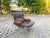 Metal Wing Wingback Brown Leather Lounge Chair by Harald Relling for Westnofa, 1970s For Sale - Image 7 of 16