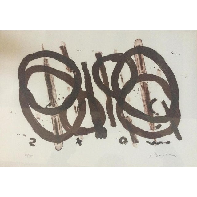 Jacques Bosser, Composition, 1994, Lithograph For Sale - Image 6 of 6
