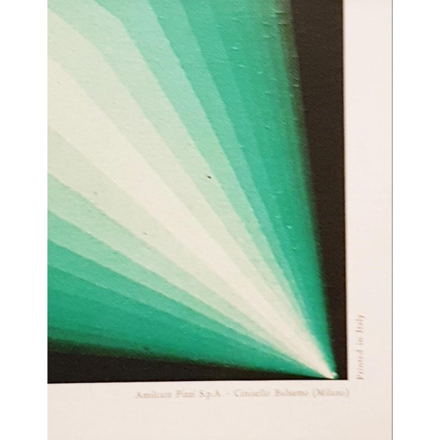 1970s Tomas Abal, Tempo Lineare, Square Print on Canvas For Sale - Image 5 of 11
