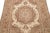 Antique Tabriz Handmade Tan Floral Scatter Wool Rug For Sale - Image 9 of 11