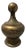 Vintage Decorative Gold Finial For Sale