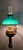 C Gray Chandlers 1882 Scotland Green Cased Glass Brass Gimble Wall Mount Lamp For Sale - Image 4 of 18