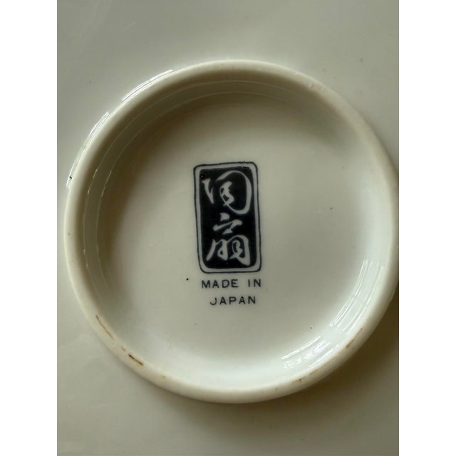Mid 20th Century Vintage Japanese Imari Porcelain Scalloped Charger Plate For Sale - Image 5 of 5