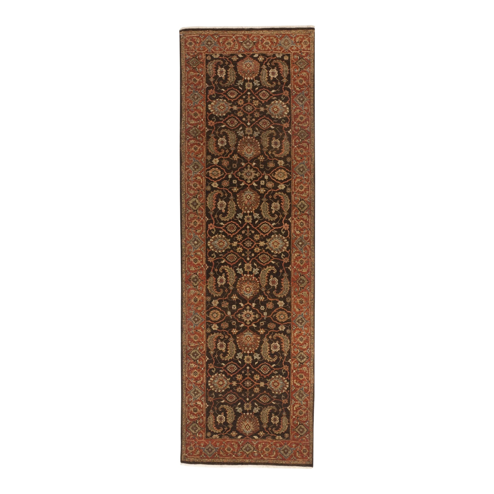 Handmade Indian Runner Rug 3' x 10' Chairish