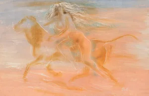 'Europa and the Bull' by Giglio Raphael Dante, Mythology, New York Museum of Modern Art, Philadelphia Academy of Fine Arts, Boston Museum of Fine Arts
