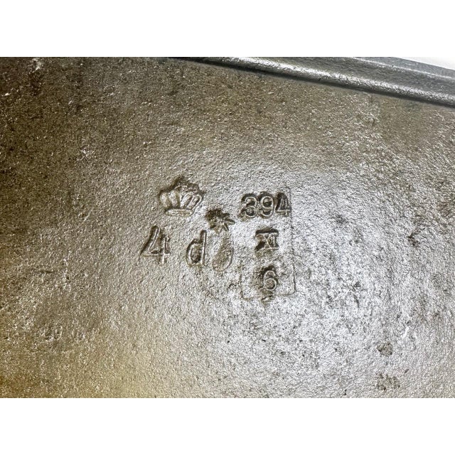 Gray Antique Cast Iron Garden Wall Sink, 19th Century For Sale - Image 8 of 15