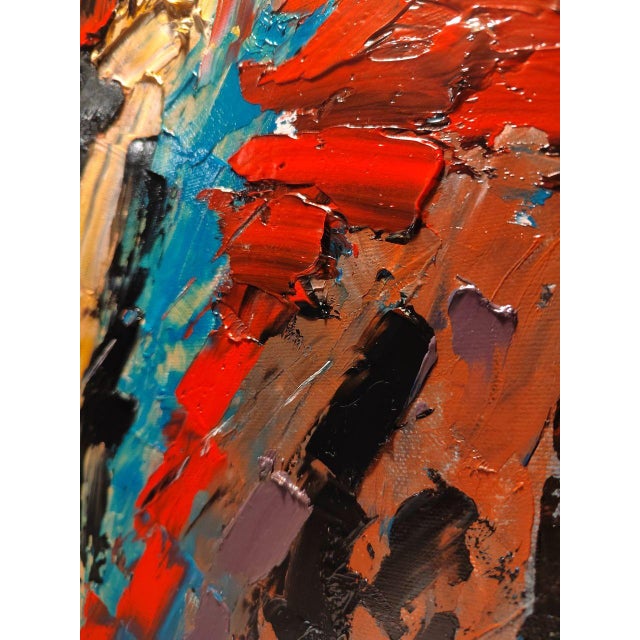 Brown On the Edge of Shadow, Oil on Canvas Mounted on Panel For Sale - Image 8 of 13