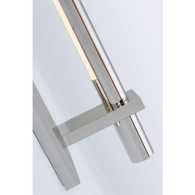 Modern Kelly Wearstler for Visual Comfort Signature Axis Medium Sconce in Polished Nickel For Sale - Image 3 of 4
