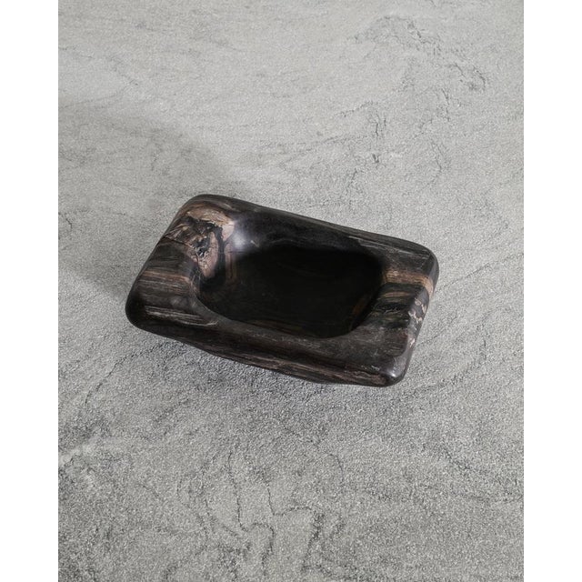 Large Mid-Century French Wooden Sculptural Decorative Bowl by Odile Noll, 1960s For Sale - Image 4 of 6