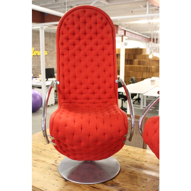 Fritz Hansen Verner Panton 1-2-3 System Lounge Chairs - a Pair For Sale - Image 4 of 9