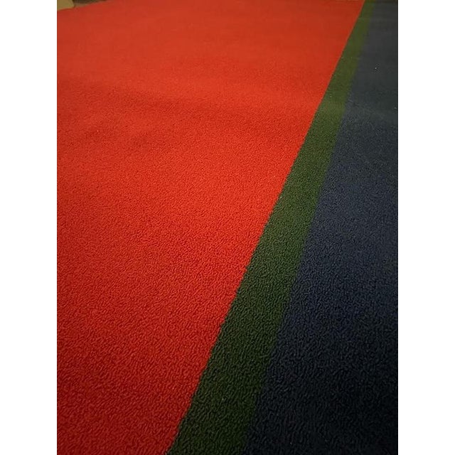 Tisca Waron Hand-Tufted Wool Rug, Switzerland, 1990s For Sale - Image 4 of 6