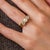 This elegant Retro three-stone ring is a beautifully distinctive jewel from the 1940’s, centered by a luminous pearl...