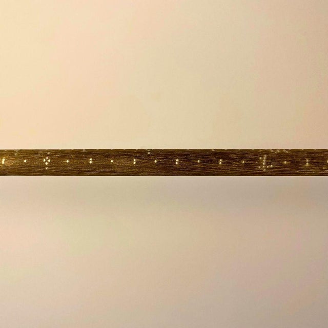 Brown Chronometer of Light — Philosophical Sculptural Lamp With Antique Chinese Scale Beam For Sale - Image 8 of 9