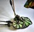 1970s Art Nouveau “Lotus Flower” Table Lamp For Sale - Image 12 of 14
