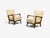 Fritz Hansen Søren Hansen, Lounge Chairs, Wool, Beech, Denmark, 1940s For Sale - Image 4 of 12