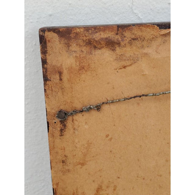 Petite Framed Floral Needlepoint, Vintage For Sale - Image 9 of 12