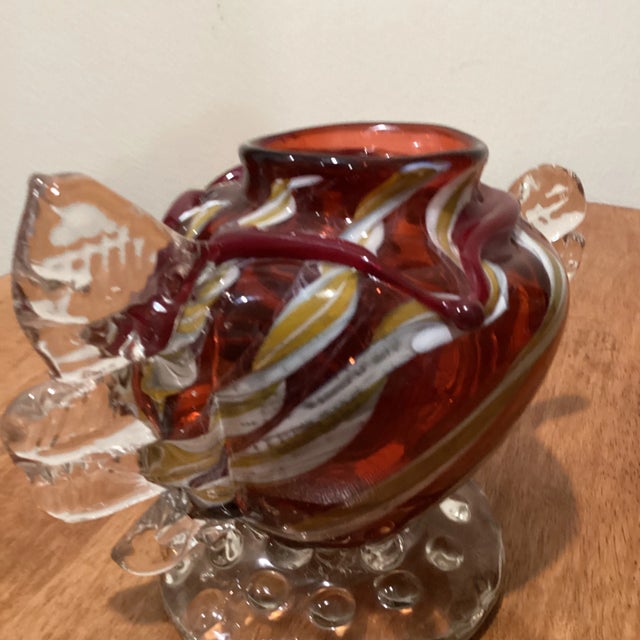 Stevens & Williams Antique Stevens & Williams Stourbridge Art Glass Blown Vase Circa 1880 For Sale - Image 4 of 13