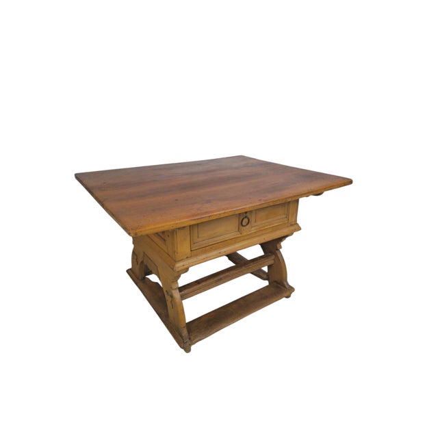 Baroque Baroque Rustic Box Table with Secret Compartment, Austria, 1700 For Sale - Image 3 of 11