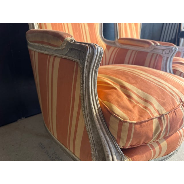 French Bergere Lounge Chairs, 1900, Set of 2 For Sale - Image 4 of 17