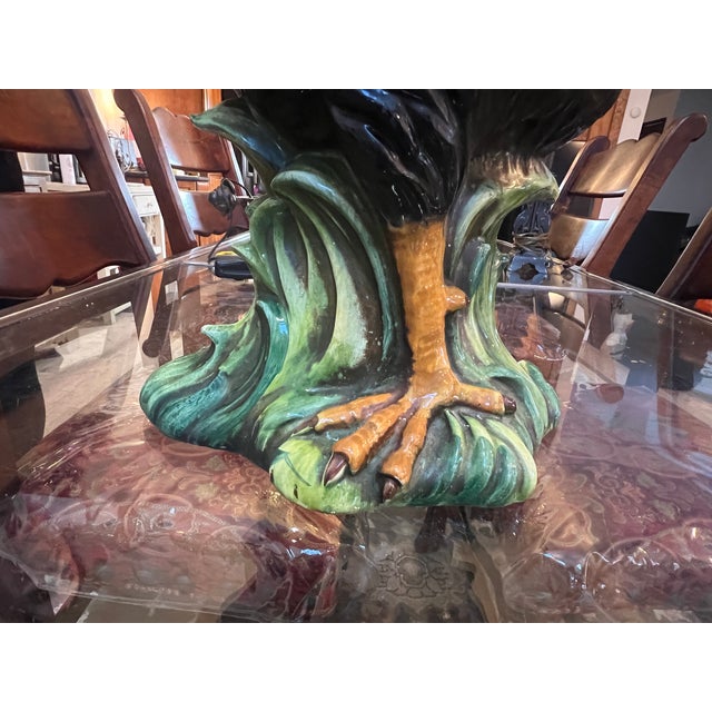 Armando Poggi - Oversized Ceramic Rooster With Vibrant Polychrome Glaze For Sale - Image 10 of 14