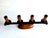 Mid-Century Modern 1980s Lüthje Danish Teak Wood Candelabra For Sale - Image 3 of 13
