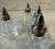 Silver Vintage Sterling Silver and Glass Salt & Pepper Shakers For Sale - Image 8 of 8