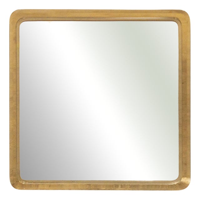 Vintage Square Mirror, 1950s For Sale