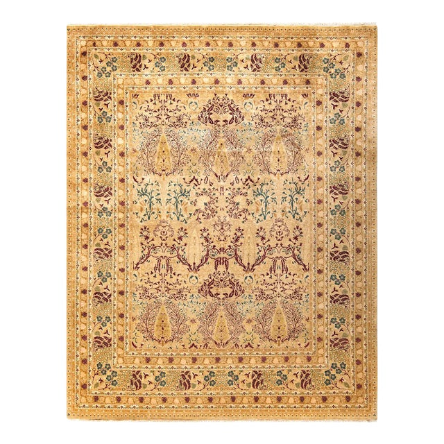 Vintage Moroccan Hand Knotted Wool Area Rug, Gold 8'0" X 10'1" Chairish
