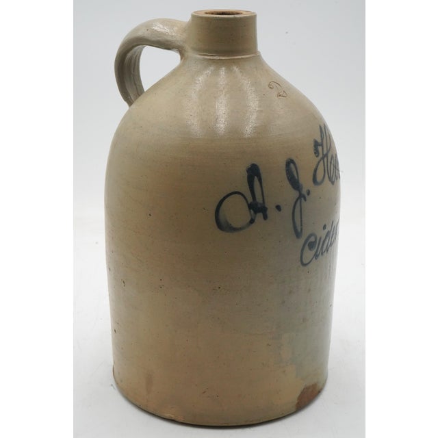 Age: Late 19th Century Details: High Quality Construction 2 Gallon Jug Blue Script on Front Offered @ Fraction of Original...