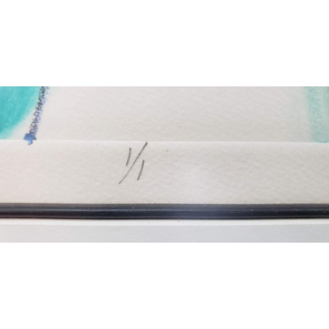 "Glass Dreams" 1/1 - Abstract Monotype by Mary Jane Schmidt For Sale - Image 4 of 5