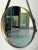 Contemporary Vintage Boho Jaime Young Leather Strap Mirror For Sale - Image 3 of 6
