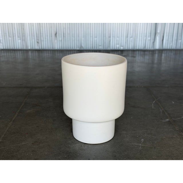 Vintage Gainey Pottery large ceramic "Chalice" planter, Model P-16 circa 1960s. Scarce larger size P-16 (16" diameter) -...