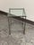 Late 20th Century Contemporary Glass Top Side Table For Sale - Image 5 of 12