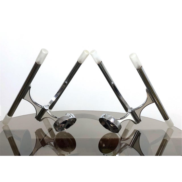 Vintage Wall Lights from Gaetano Sciolari, 1970s, Set of 2 For Sale - Image 16 of 18