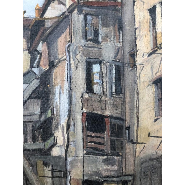 René Samuel Beguin, Village de montagne, 1930, Oil on Canvas, Framed For Sale - Image 4 of 10