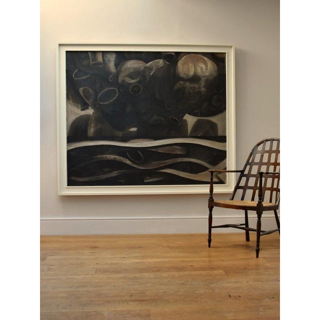 Signed 1961 oil on canvas by Royal Academician Norman Adams with distinguished provenance. Original framed painting...