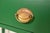 Green John Widdicomb Antique Federal Green Lacquered Console or Entry Table, Newly Refinished For Sale - Image 8 of 15