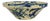 Blue and Yellow Glazed Stoneware Pot from Provence, 1970s For Sale